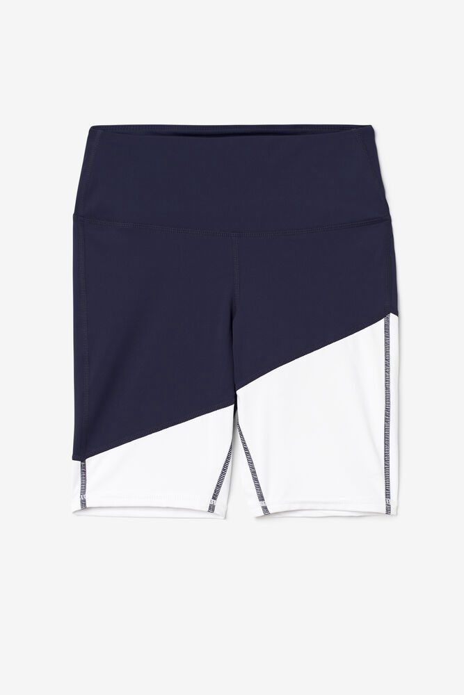 Fila Shorts Womens Navy - Marley Bike - Philippines 7598061-FJ